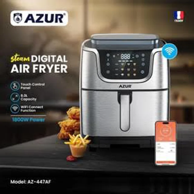 سرخ کن بدون روغن آزور مدل AZ-447. لیتر ۸