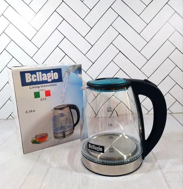کتری برقی پیرکس2.5 لیتری Bellagio ITALI. کتری برقی بلاجیو مدل R213